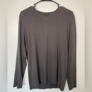 ROBERT BARAKETT Men V Neck Long Sleeve